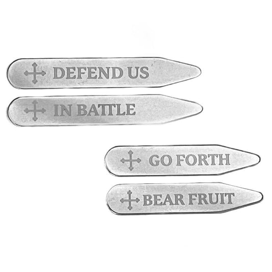 Catholic Collar Stays, Stainless Steel