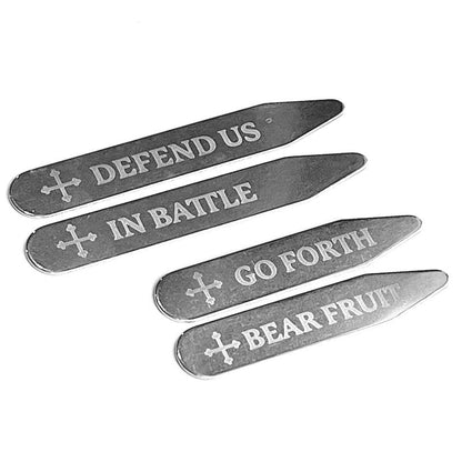 Catholic Collar Stays, Stainless Steel