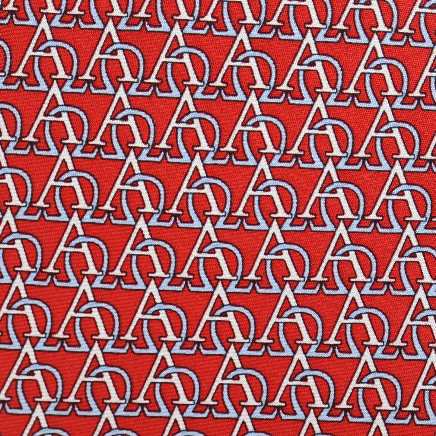 Alpha Omega Silk Screenprint Necktie