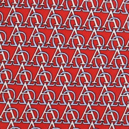 Alpha Omega Silk Screenprint Necktie