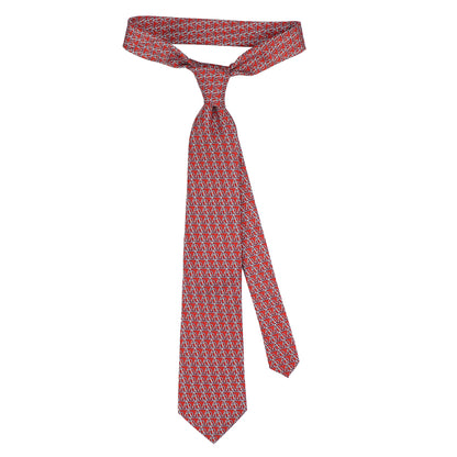 Alpha Omega Silk Screenprint Necktie