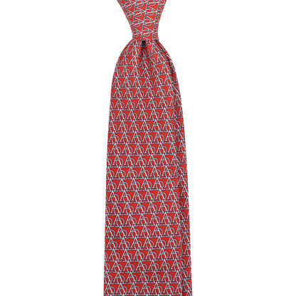 Alpha Omega Silk Screenprint Necktie