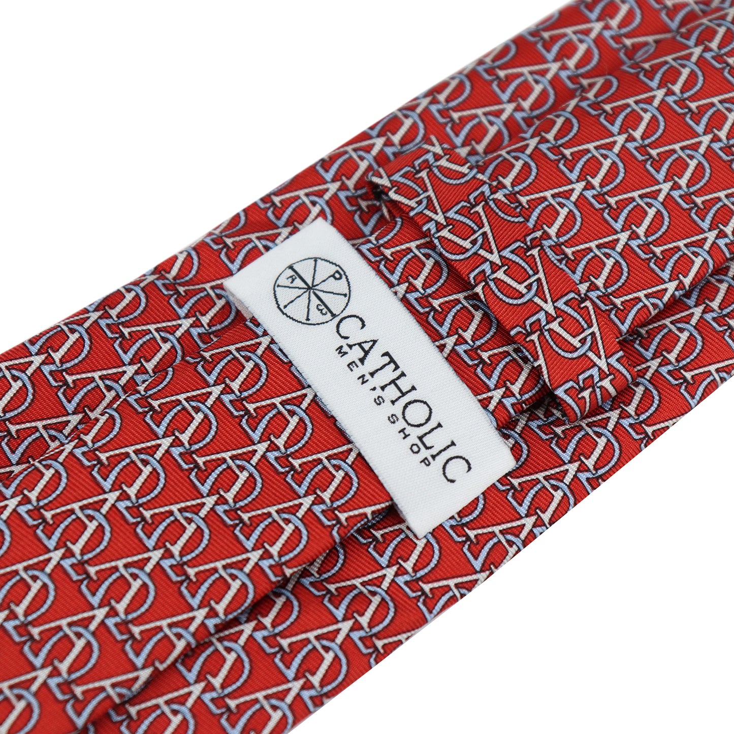 Alpha Omega Silk Screenprint Necktie