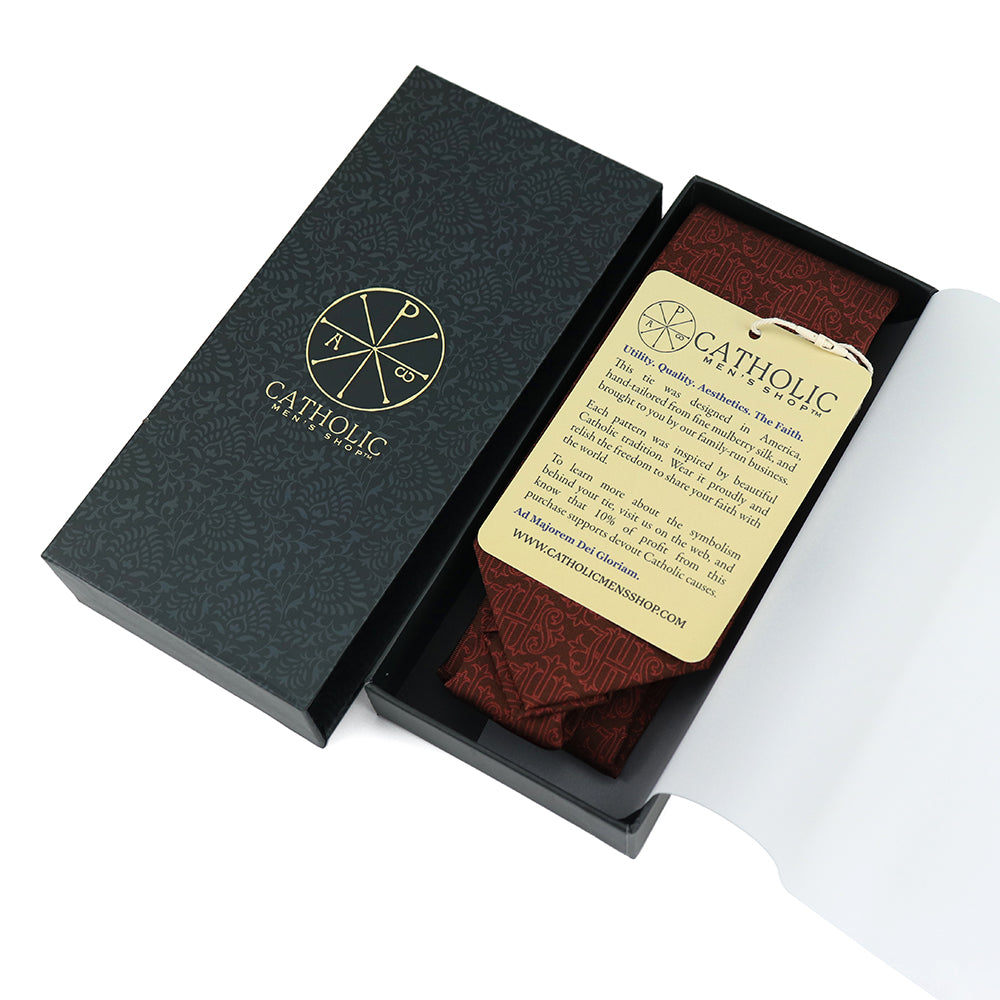 Christogram Silk Necktie