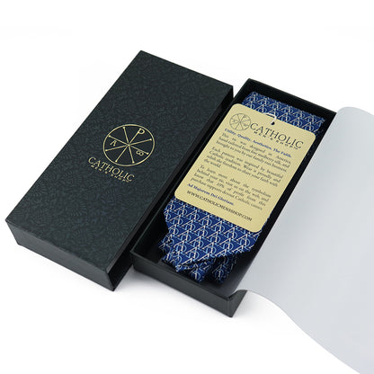 Alpha Omega Silk Screenprint Necktie