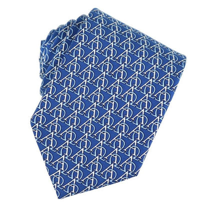 Alpha Omega Silk Screenprint Necktie