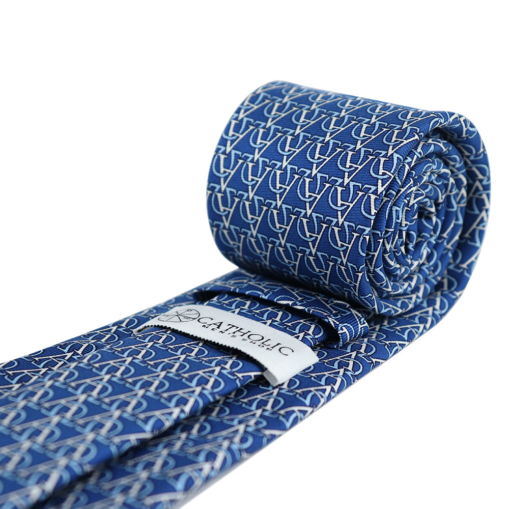 Alpha Omega Silk Screenprint Necktie