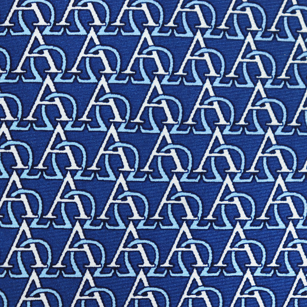 Alpha Omega Silk Screenprint Necktie