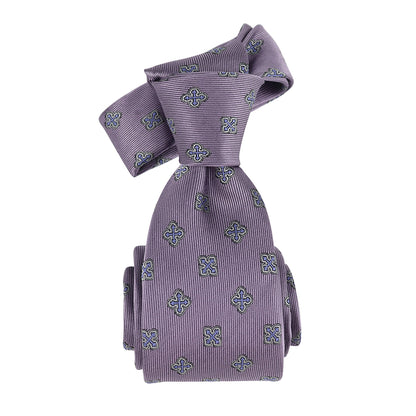 Byzantine Cross Woven Silk Necktie
