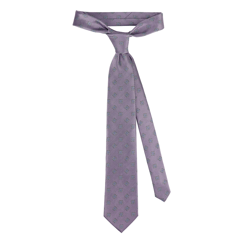 Byzantine Cross Woven Silk Necktie