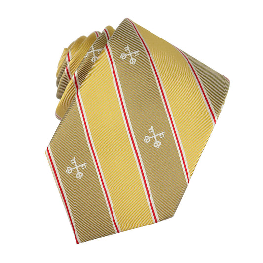 Keys of St. Peter Woven Silk Necktie