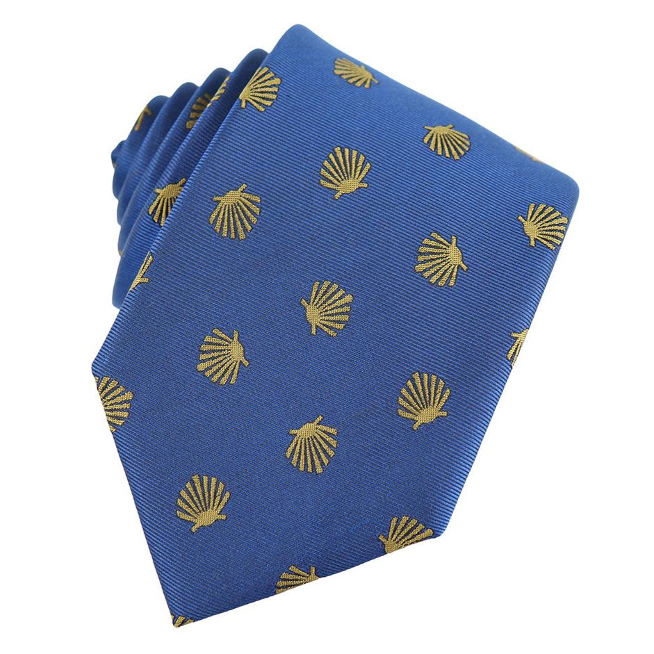 Camino de Santiago Woven Silk Necktie