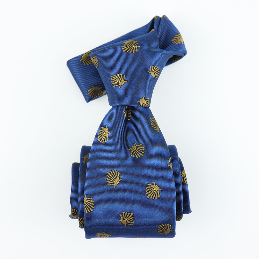 Camino de Santiago Woven Silk Necktie