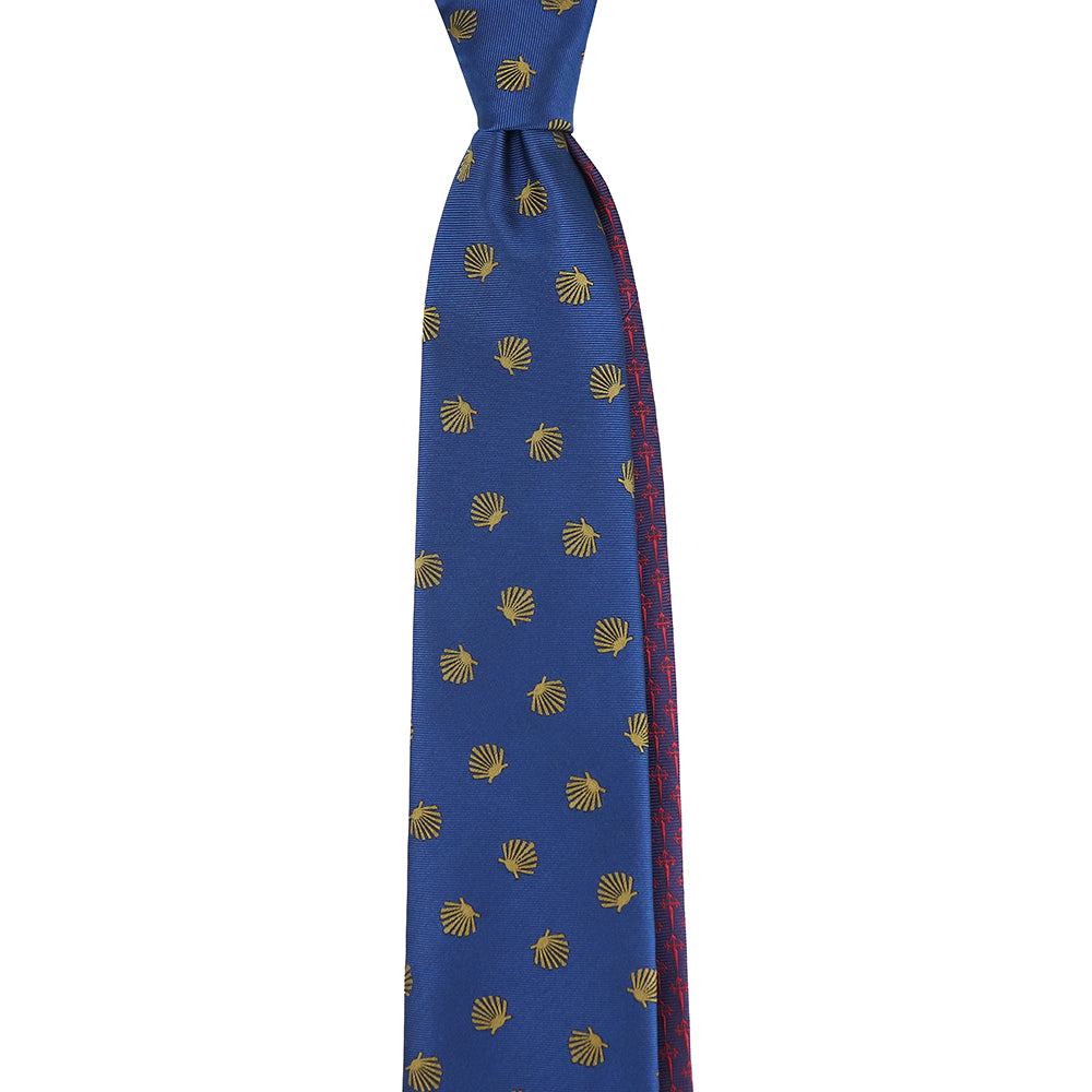 Camino de Santiago Woven Silk Necktie