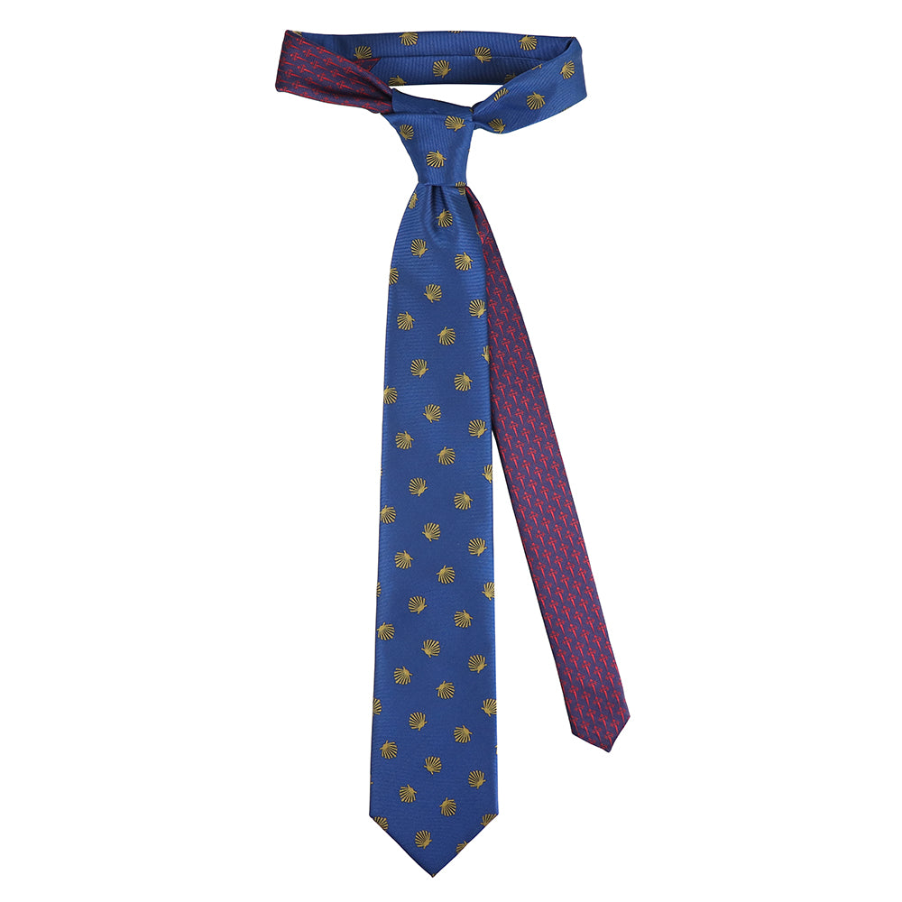 Camino de Santiago Woven Silk Necktie
