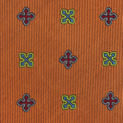 Byzantine Cross Woven Silk Necktie